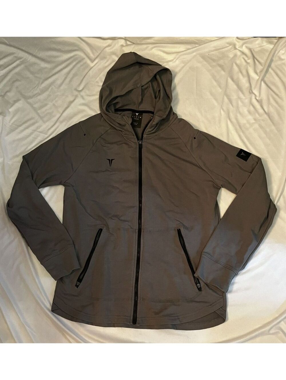 Tesla Gray hooded jacket - Men's XL